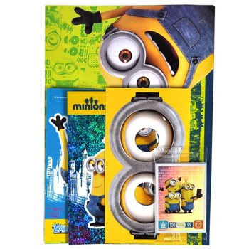 ***EN &Ccedil;OK SATAN*** MINIONS TRADING CARDS BAŞLANGI&Ccedil; PAKETİ (12 ad.)