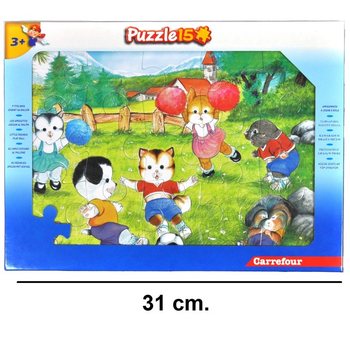 Büyük 15 Parçalı Yapboz - Model: Arkadaşlar (12 adet)