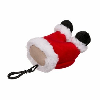 Sesli Peluş Noel Baba Anahtarlık - Yellenme Sesli (24 adet) - MEGA UCUZ