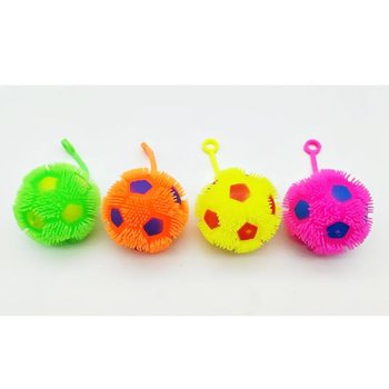 KİRPİ TOP (PUFFER) - 6.5CM - STANDLI (12 Adet)