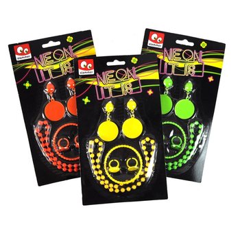 Kart Üzerinde NEON Takı Seti (12 adet)