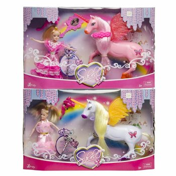 Tekboynuz / Unicorn ve Prenses Oyun Seti - L&uuml;ks Hediye Kutusunda (1 ad.)