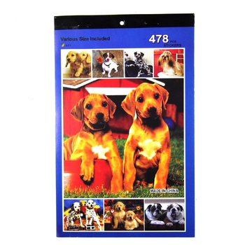 K&ouml;pek Etiketli &Ccedil;ıkartma Kitapları (12 adet)