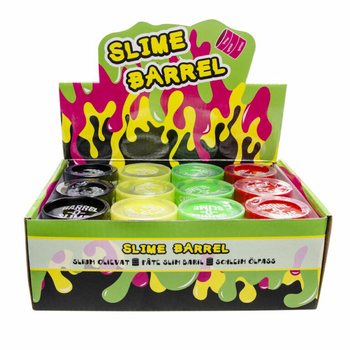 VARİL İÇİNDE RENKLİ SLIME STANDDA (12 adet)