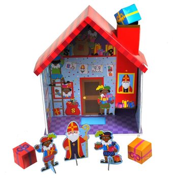 3D Noel Baba Evi Yapım Seti (2 Adet)