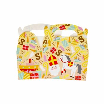 Noel Baba İkram Kutuları 12x12.5x6 cm (12 adet)