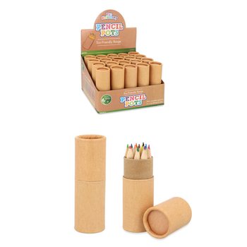 Silindir Kutuda 12'li Kuru Boya Kalemi: Model: Eco Friendly - Teşhir Kutulu (20 adet)