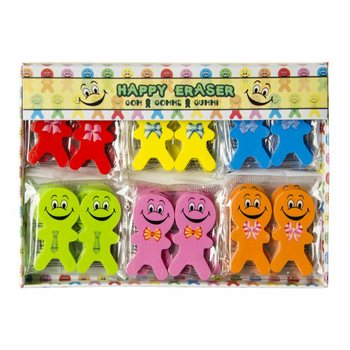 Neşeli Smiley Silgiler 2 Par&ccedil;alı (36 set)