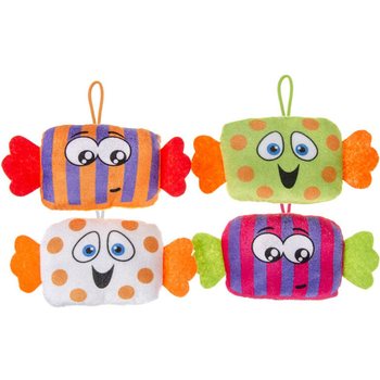 PELUŞ ŞEKERLEMELER - 23 cm - KARIŞIK RENKLER (24 adet)