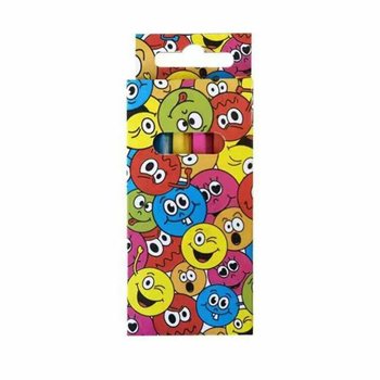 Smiley Kuru Boya Kalem Seti (6'lı) - Teşhir Kutusu 24 Adet