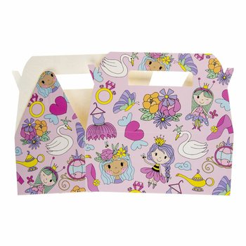Prenses Men&uuml; Kutusu - &Ccedil;ocuk Men&uuml; Kutuları - 22,5 x 12 x 9,5 cm (24 adet)
