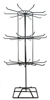 Metal Stand Siyah (3 Katlı) - 1 Adet