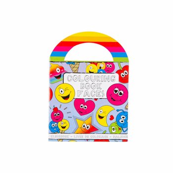 &Ccedil;ıkartmalı K&uuml;&ccedil;&uuml;k Smiley Boyama Kitapları (48 adet)