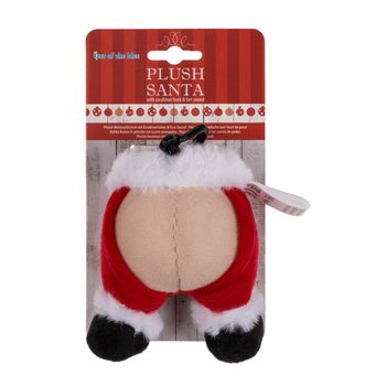 Sesli Peluş Noel Baba Anahtarlık - Yellenme Sesli (24 adet) - MEGA UCUZ