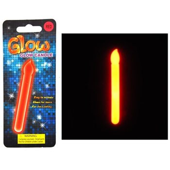 Mum Şeklinde Parlayan Glow Stick Çubukları (24 Adet)