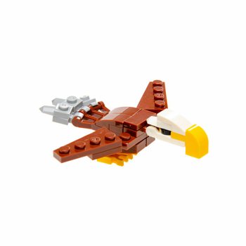 Yumurta İ&ccedil;inde Brick Yapım Blokları - Karışık Orman Hayvanları (12 Adet)
