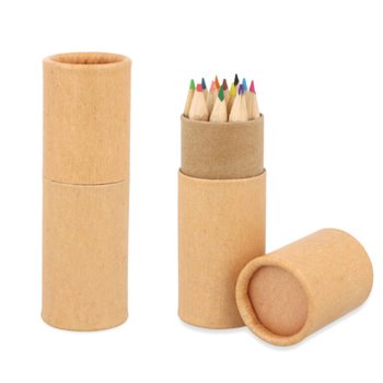 Silindir Kutuda 12'li Kuru Boya Kalemi: Model: Eco Friendly - Teşhir Kutulu (20 adet)