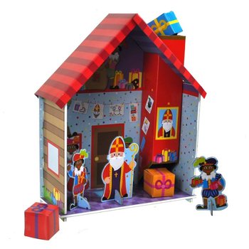 3D Noel Baba Evi Yapım Seti (2 Adet)