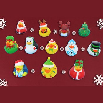 Mix Noel Banyo &Ouml;rdekleri 6cm (12 adet) - Hediyelik &Uuml;r&uuml;nler