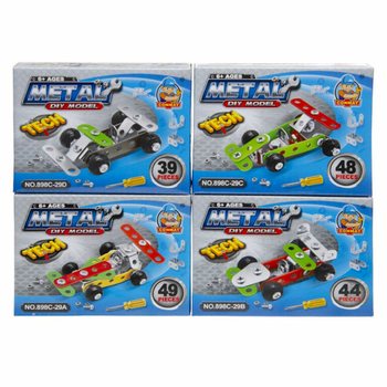 Metal Yarış Arabası Yapım Seti (24 Adet Stand)