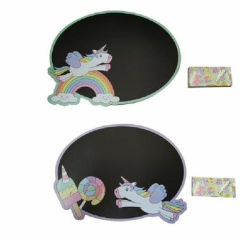 Unicorn Tebeşir Tahtası ve Tebeşir (24'lü Stand)