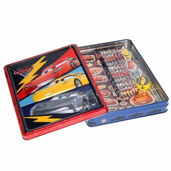 DISNEY CARS 3D Metal Kutulu Tasarım ve Boyama Seti (12 adet)
