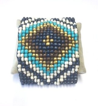 Aztek Bileklik Mavi (1 adet)