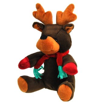 Peluş Noel Geyiği Rudolf 20 cm (7 adet)