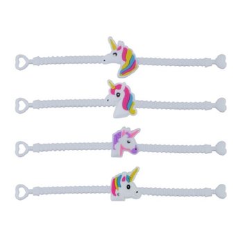 ÇOCUKLAR İÇİN UNICORN SİLİKON BİLEKLİKLER (100 adet)