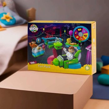 KIDS BRICKS FUN PARK - YAPIM BLOKLARI SETİ - 130 PAR&Ccedil;A (1 ad.)