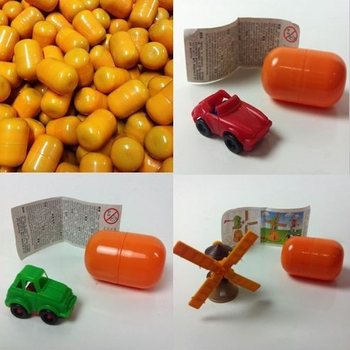 Oyuncaklı S&uuml;rpriz Yumurta Kaps&uuml;l Miksi (100 adet)