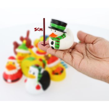 Mix Noel Banyo &Ouml;rdekleri 6cm (12 adet) - Hediyelik &Uuml;r&uuml;nler