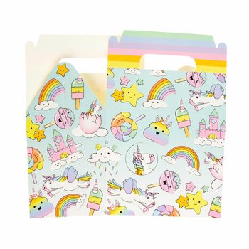 &Ccedil;ocuk Men&uuml; Kutusu / İkram Kutusu Unicorn 14x10x17 cm (12 adet)