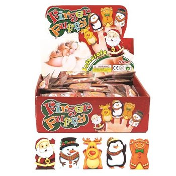 Parmak Kuklaları Yılbaşı - Model: XMAS Figürleri (96 adet)