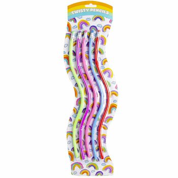 Kartela Üzerinde 5'li Bükülebilir Esnek XL Twisty Kalem Seti (10 Adet)
