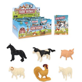 S&uuml;rpriz Paket / Blind Bag - Tema: &Ccedil;Iftlik Hayvanları Standlı (60 Adet)