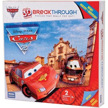 Megapuzzles Breakthrough 3D Arabalar 2 (Cars) - 50671AEG