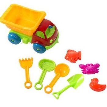 Oyuncak Damperli Kamyon Plaj Seti 17 cm (10 adet)