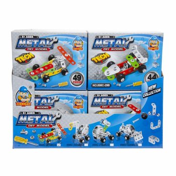 Metal Yarış Arabası Yapım Seti (24 Adet Stand)