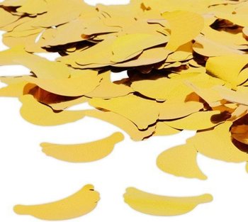Muz Konfeti Tabancası &ndash; Renk: Sarı - 40 cm - party popper (10 adet)