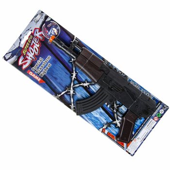 KALASHNIKOV TIKIRTILI OYUNCAK T&Uuml;FEK (6 adet)
