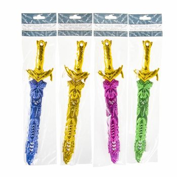 METALİK RENKLİ OYUNCAK KILIÇ, 33 CM (36 adet)