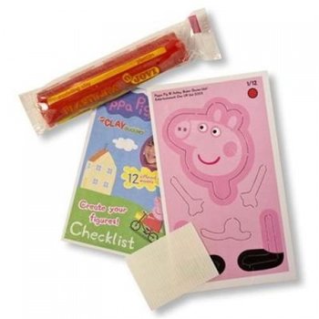 Kendi Peppa Pig Oyun Hamuru Fig&uuml;r&uuml;n&uuml; Yap (10 Adet)