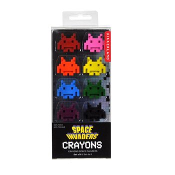 KUTUDA 8 ADET SPACE INVADERS PASTEL BOYA (12'li Paket)