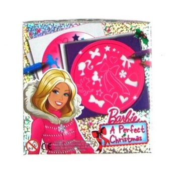 BARBIE M&Uuml;KEMMEL BİR NOEL / NOEL SPİROGRAFI (12 adet)