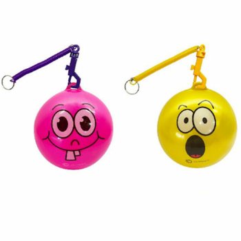 İPLİ SMILEY TOPU / BUNGEE TOPU &Oslash;23 cm (10 adet)