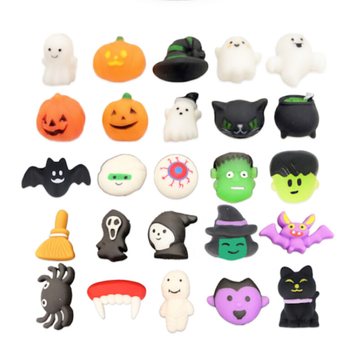 Kovada Cadılar Bayramı Squishy Figür Karışımı (25 Adet)