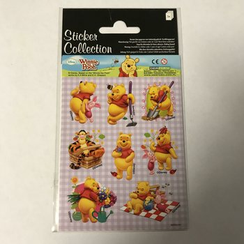Sticker Sayfası: Disney Winnie the Pooh, 16 x 9 cm (10 adet)