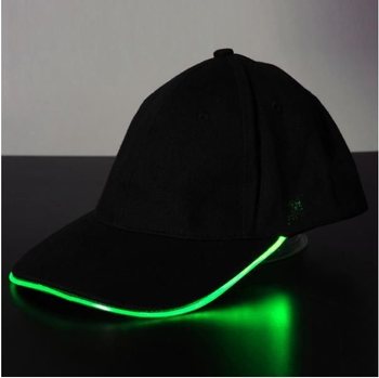 IŘIKLI LED ŘAPKA / PARTY CAPS - RENK: YEŘİL (12 ADET)