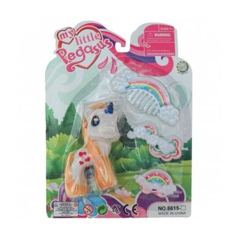Kart &Uuml;zerinde MY LITTLE PEGASUS Tek Boynuzlu At (24 ad.)
